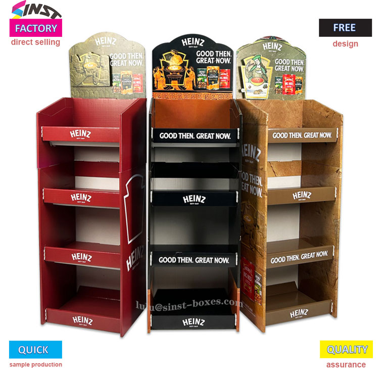 Tomaattikastikkeen esittelyteline